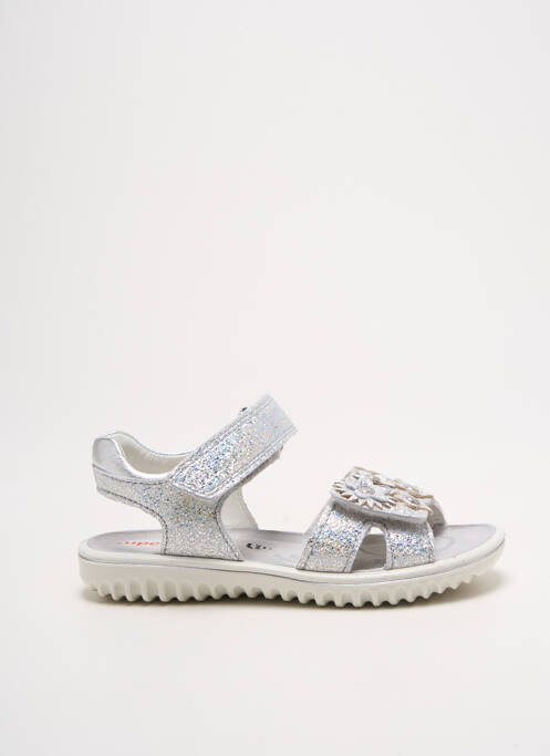 Sandales/Nu pieds argent SUPERFIT pour fille