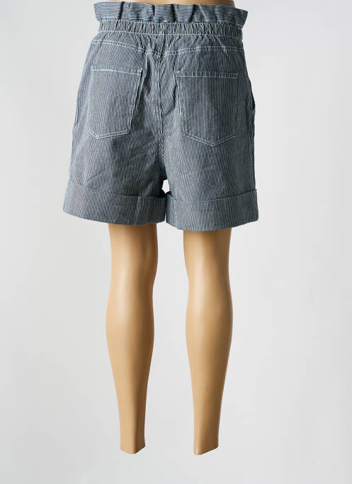 Short bleu PIECES pour femme