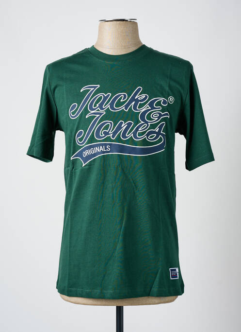 T-shirt vert JACK & JONES pour homme