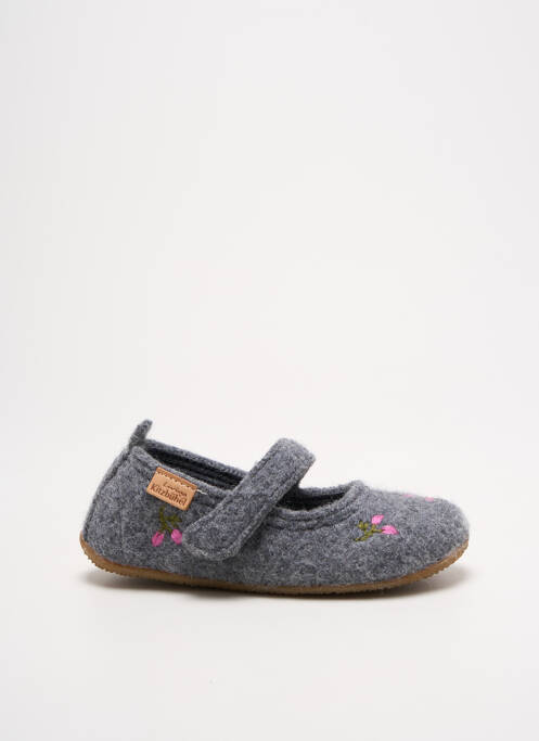 Chaussons/Pantoufles gris LIVING KITZBÜHEL pour fille