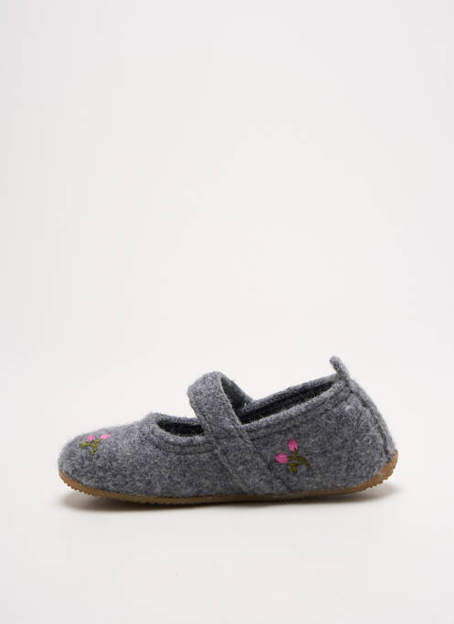 Chaussons/Pantoufles gris LIVING KITZBÜHEL pour fille