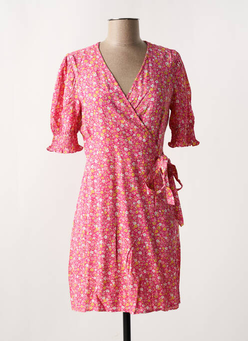 Robe courte rose PIECES femme