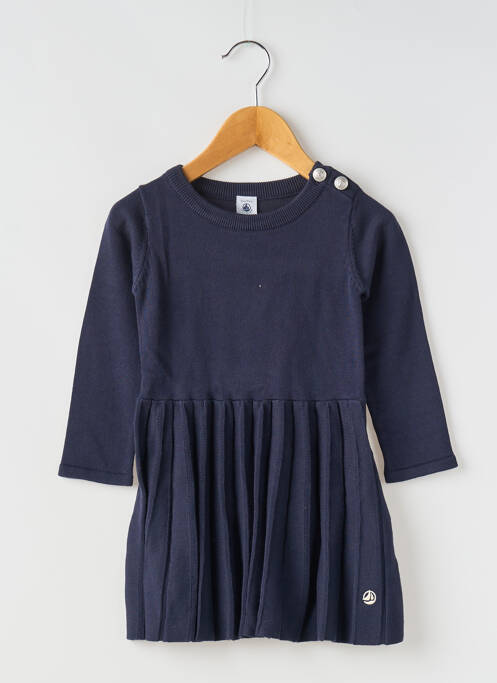 Robe mi-longue bleu PETIT BATEAU pour fille