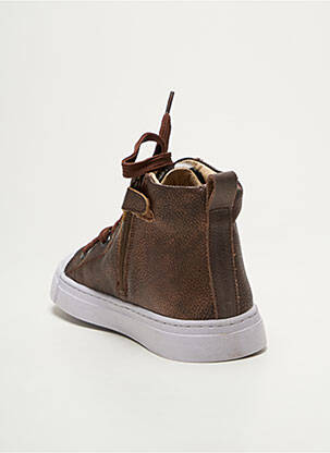 Baskets fermeture lacets bout rond argent SHOESME fille