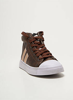 Baskets fermeture lacets bout rond argent SHOESME fille