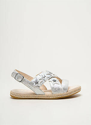 Sandales/nu pieds fermeture boucle(s) bout ouvert argent UGG fille