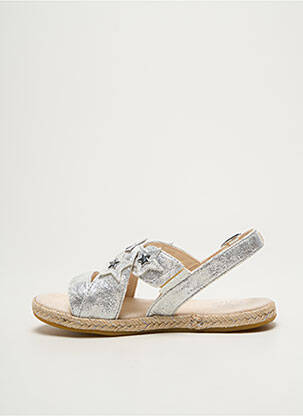 Sandales/nu pieds fermeture boucle(s) bout ouvert argent UGG fille