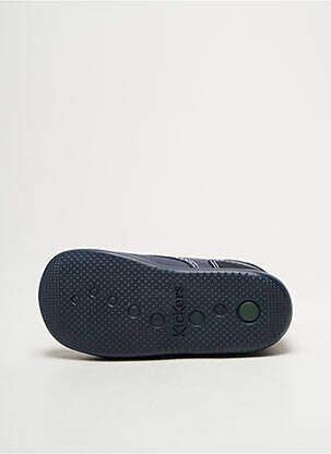 Bottillons fermeture zippée bout rond bleu KICKERS garçon