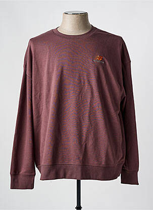 Sweat-shirt col rond violet NEW BALANCE homme
