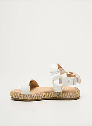 Sandales/nu pieds fermeture boucle(s) bout ouvert blanc UGG fille