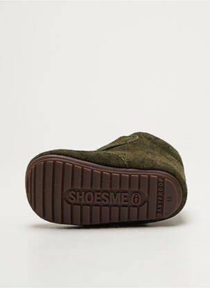 Bottillons fermeture zippée bout rond vert SHOESME garçon