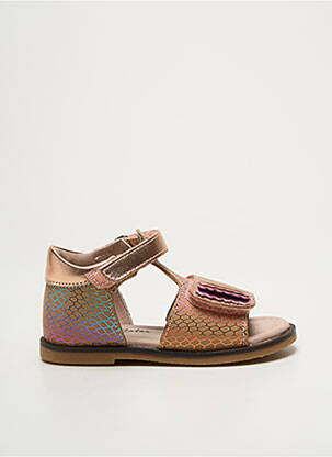Sandales/nu pieds fermeture boucle(s) bout ouvert rose ASTER fille