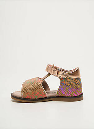 Sandales/nu pieds fermeture boucle(s) bout ouvert rose ASTER fille