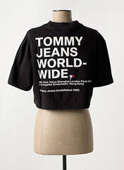 T-shirt noir TOMMY HILFIGER pour femme seconde vue