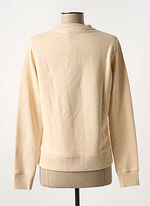 Sweat-shirt col rond beige CALVIN KLEIN femme