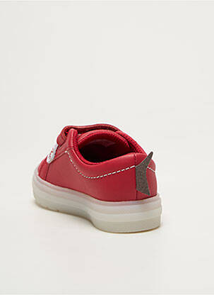 Baskets fermeture lacets bout rond rouge CLARKS garçon
