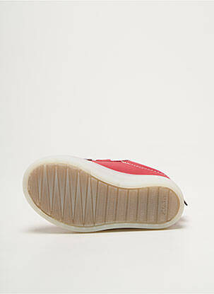 Baskets fermeture lacets bout rond rouge CLARKS garçon