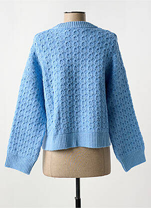 Pull col rond bleu VERO MODA femme