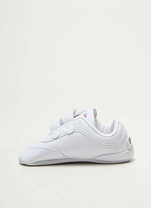 Baskets fermeture zippée bout rond blanc FILA enfant