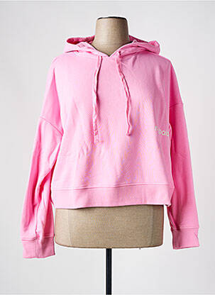 Sweat-shirt à capuche rose NEW BALANCE pour femme