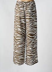 Pantalon large marron VERO MODA pour femme seconde vue