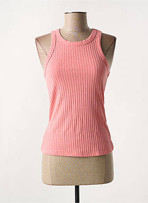 Débardeur col rond orange VERO MODA femme