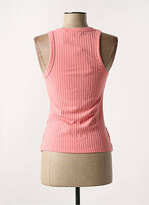 Débardeur col rond orange VERO MODA femme