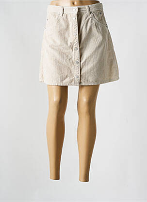Mini-jupe beige TOMMY HILFIGER femme