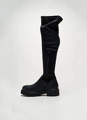 Cuissardes bout rond talon plat jusqu'à 3cm noir I LOVE SHOES femme