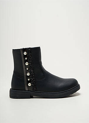 Bottines/boots fermeture zippée bout rond noir GEOX fille