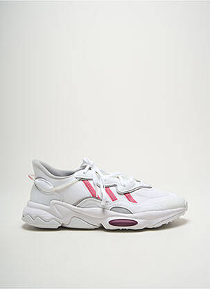 Baskets bout rond talon plat jusqu'à 3cm blanc ADIDAS femme