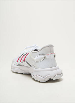 Baskets bout rond talon plat jusqu'à 3cm blanc ADIDAS femme