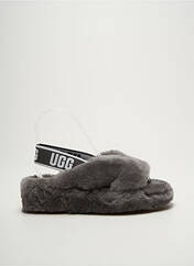 Chaussons/Pantoufles gris UGG pour femme seconde vue