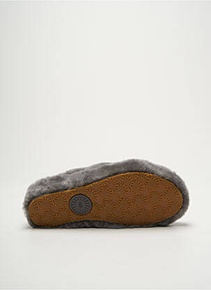 Chaussons/pantoufles bout ouvert gris UGG femme