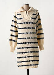 Robe courte blanc PIECES pour femme seconde vue