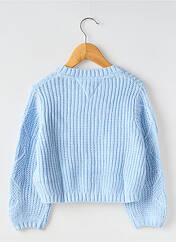 Gilet manches longues bleu TOMMY HILFIGER pour fille seconde vue