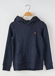 Sweat-shirt à capuche bleu JACK & JONES pour garçon seconde vue