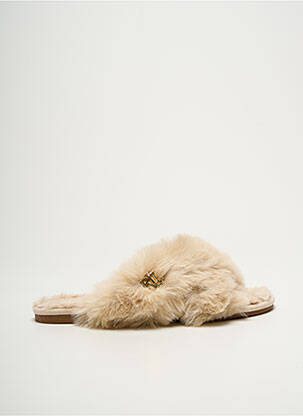 Chaussons/pantoufles bout rond bout rond beige RALPH LAUREN femme