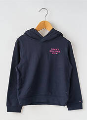 Sweat-shirt à capuche bleu TOMMY HILFIGER pour fille seconde vue