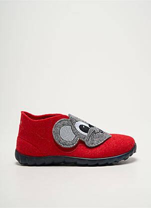 Chaussons/pantoufles bout rond bout rond rouge SUPERFIT enfant