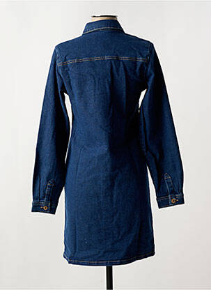 Robe courte col v bleu PIECES femme