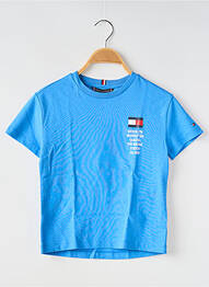 T-shirt col rond bleu TOMMY HILFIGER garcon