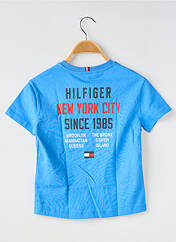 T-shirt bleu TOMMY HILFIGER pour garçon seconde vue