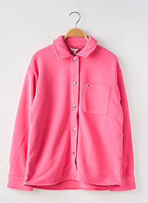 Polaire col col montant rose TOMMY HILFIGER fille