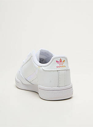 Baskets bout rond bout rond blanc ADIDAS enfant