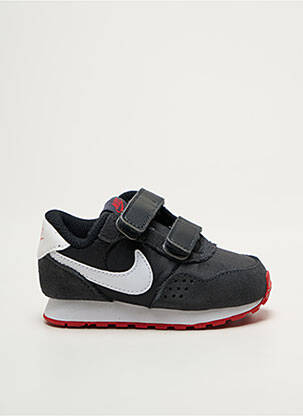 Baskets fermeture lacets bout rond noir NIKE garçon