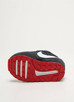 Baskets fermeture lacets bout rond noir NIKE garçon