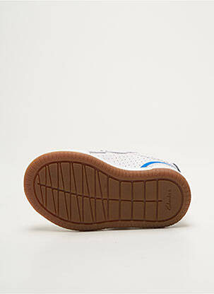 Baskets blanc CLARKS fille