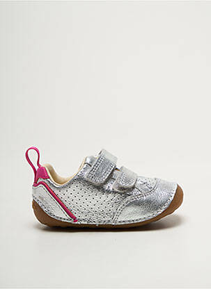 Baskets argent CLARKS fille