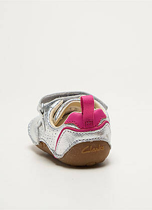 Baskets argent CLARKS fille